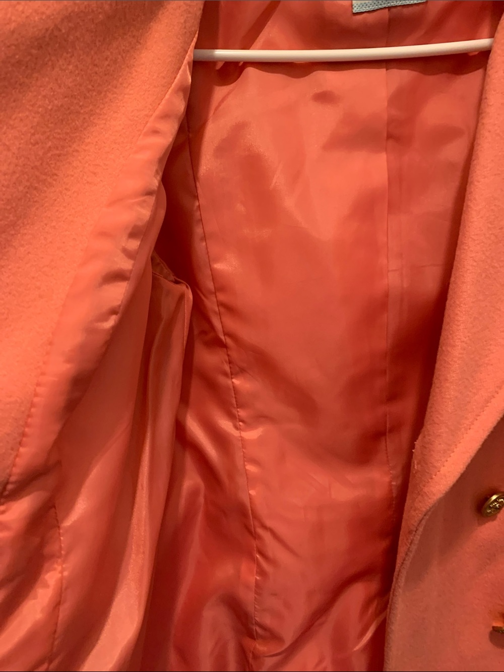 Old Navy Coral Double-Breasted Peacoat - Picture 4 of 8